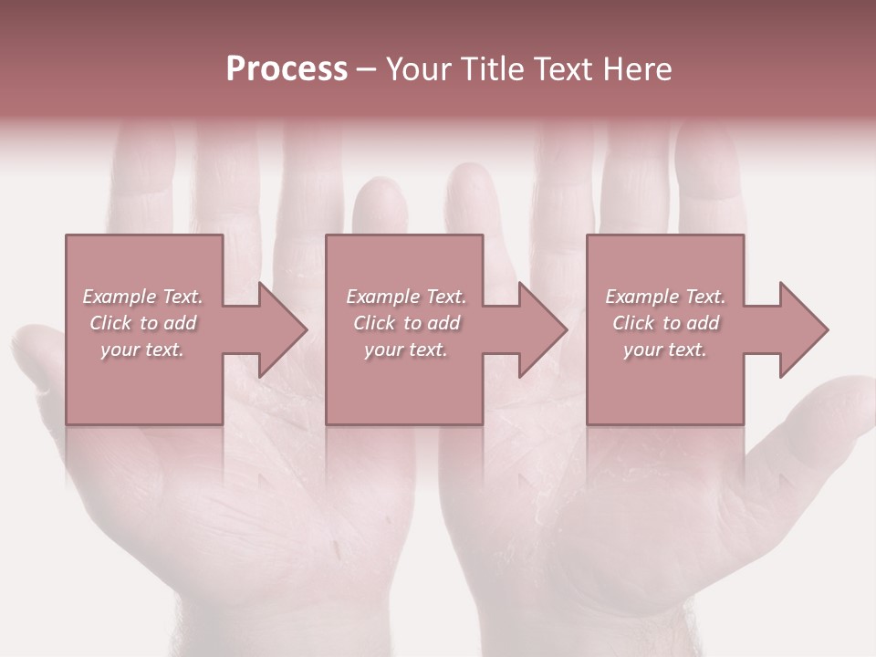 Worker's Hands PowerPoint Template