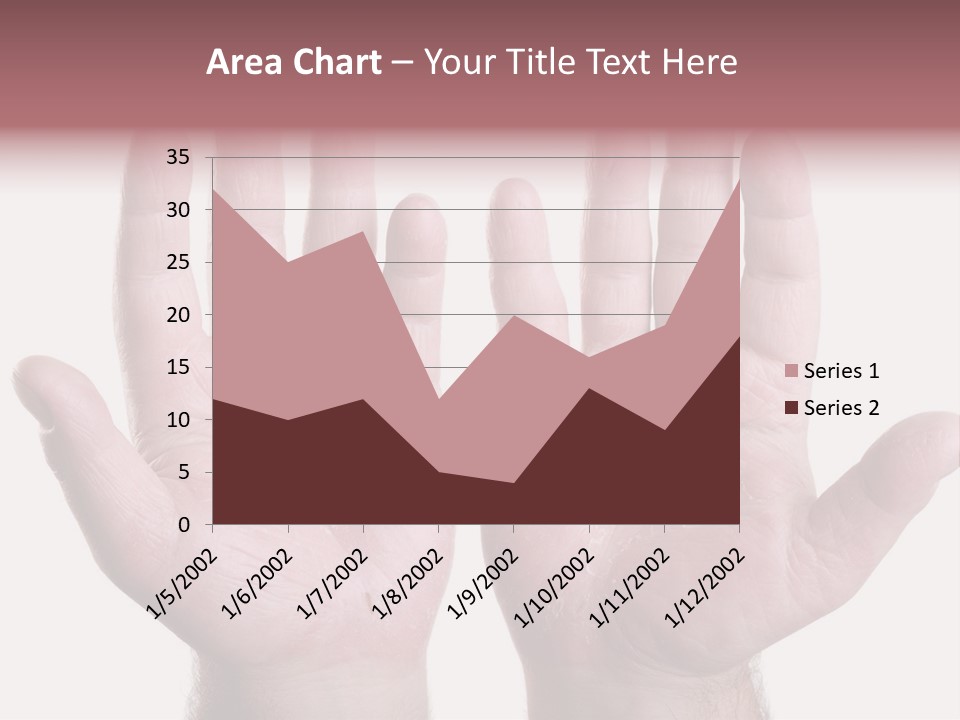 Worker's Hands PowerPoint Template