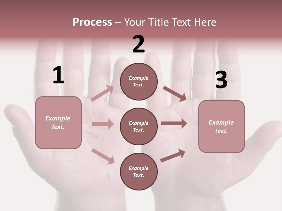 Worker's Hands PowerPoint Template