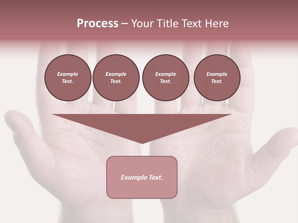Worker's Hands PowerPoint Template