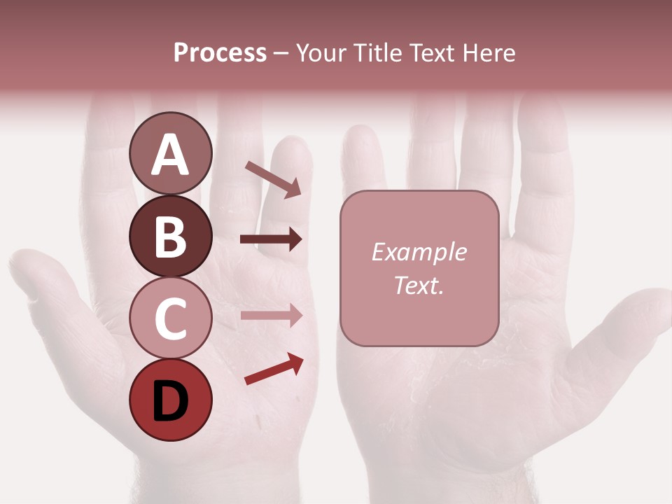 Worker's Hands PowerPoint Template