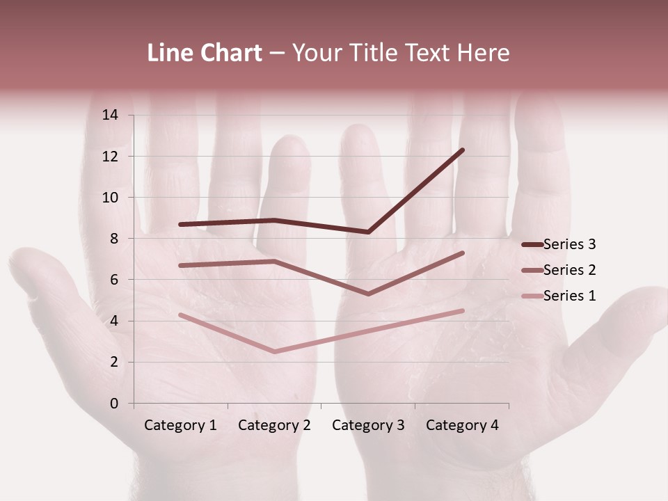 Worker's Hands PowerPoint Template