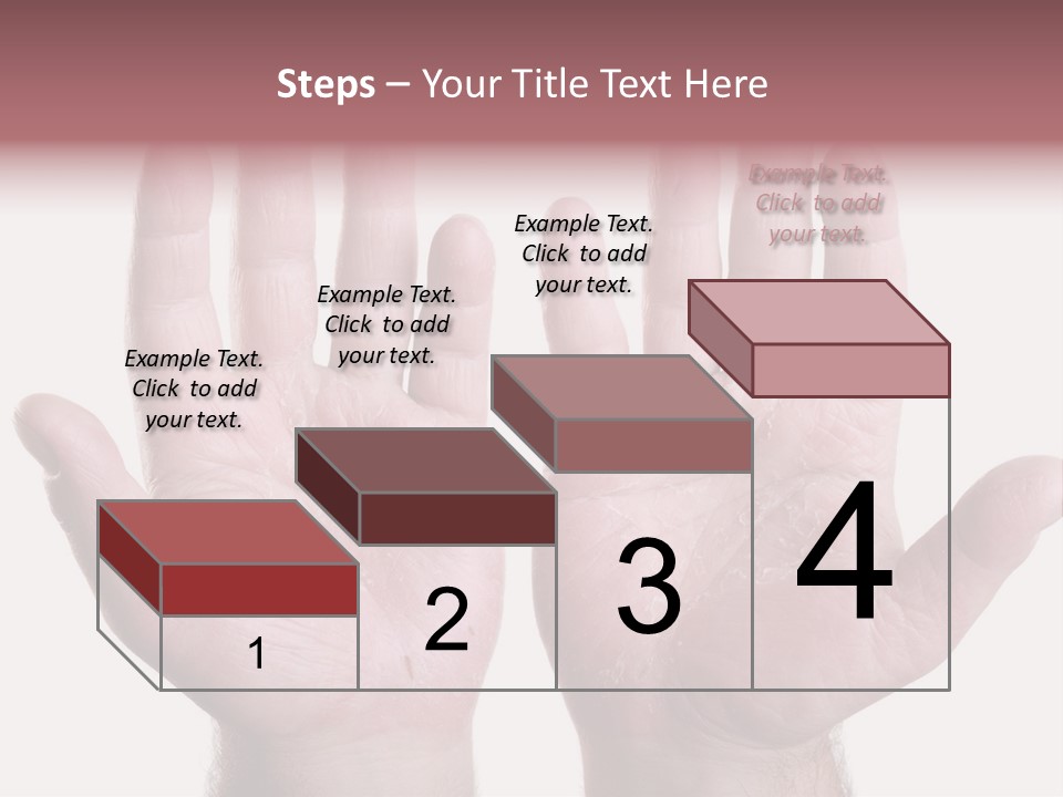 Worker's Hands PowerPoint Template
