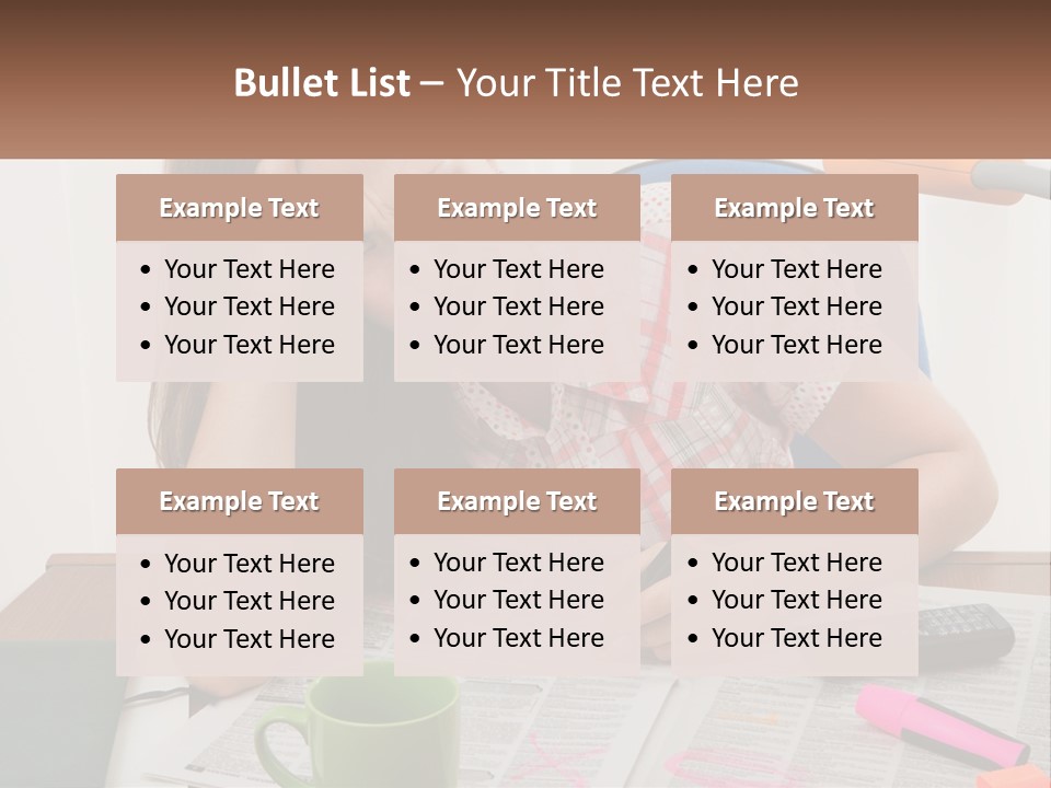 Woman Looking For A Job PowerPoint Template