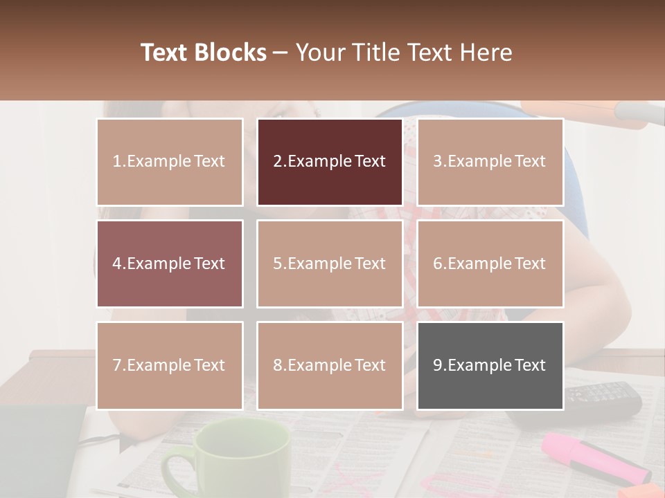 Woman Looking For A Job PowerPoint Template