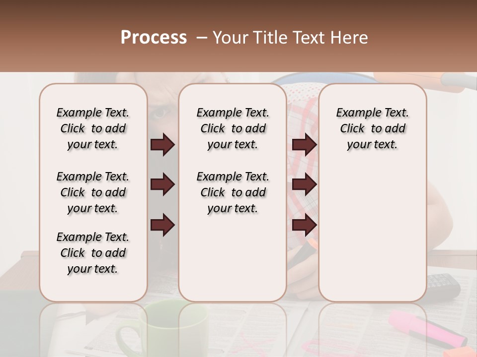 Woman Looking For A Job PowerPoint Template
