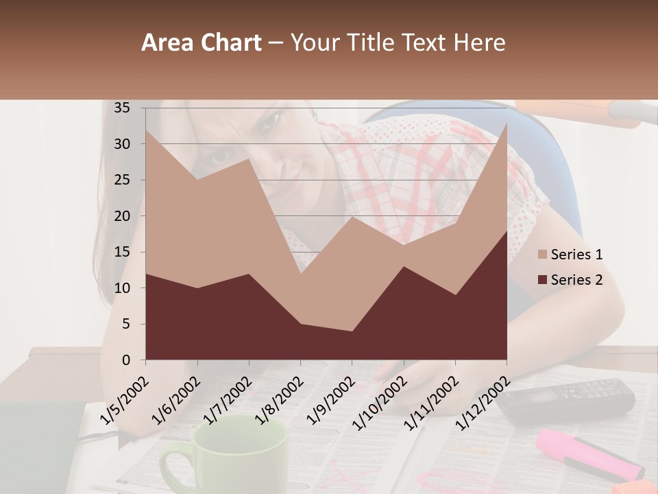 Woman Looking For A Job PowerPoint Template