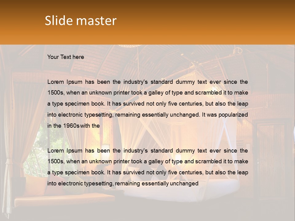 Apartments In Africa PowerPoint Template