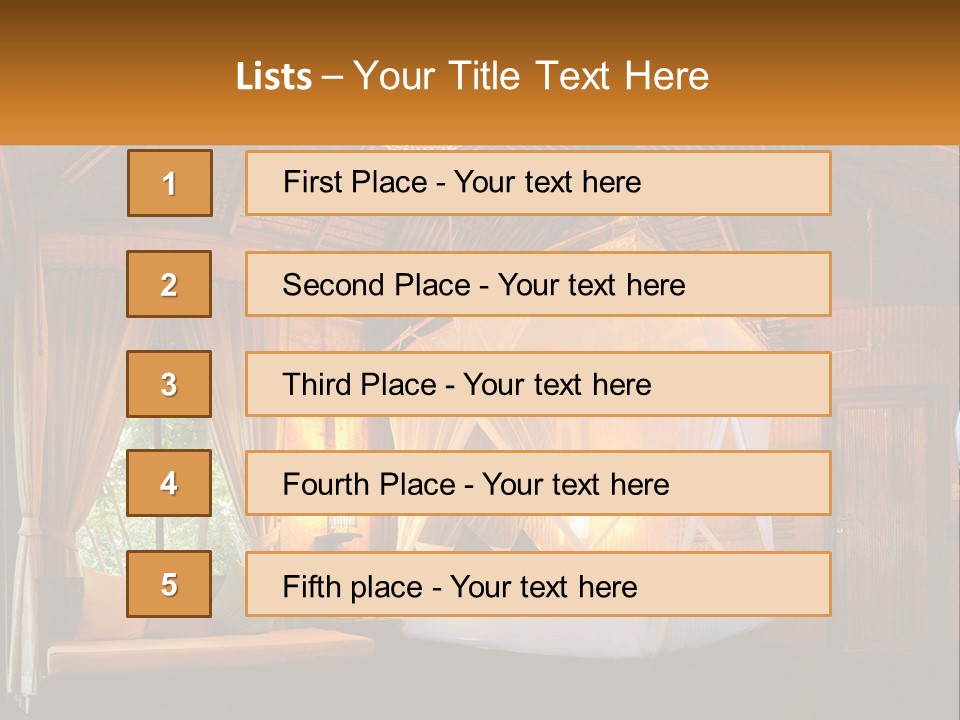 Apartments In Africa PowerPoint Template