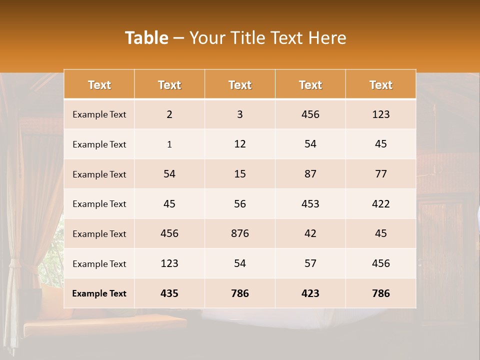 Apartments In Africa PowerPoint Template
