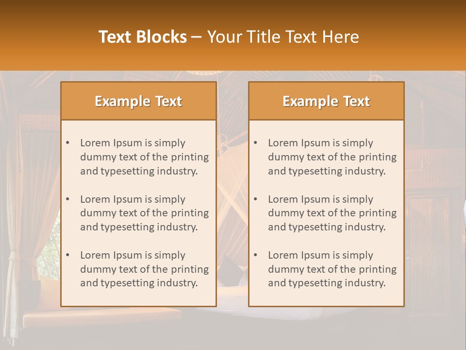 Apartments In Africa PowerPoint Template
