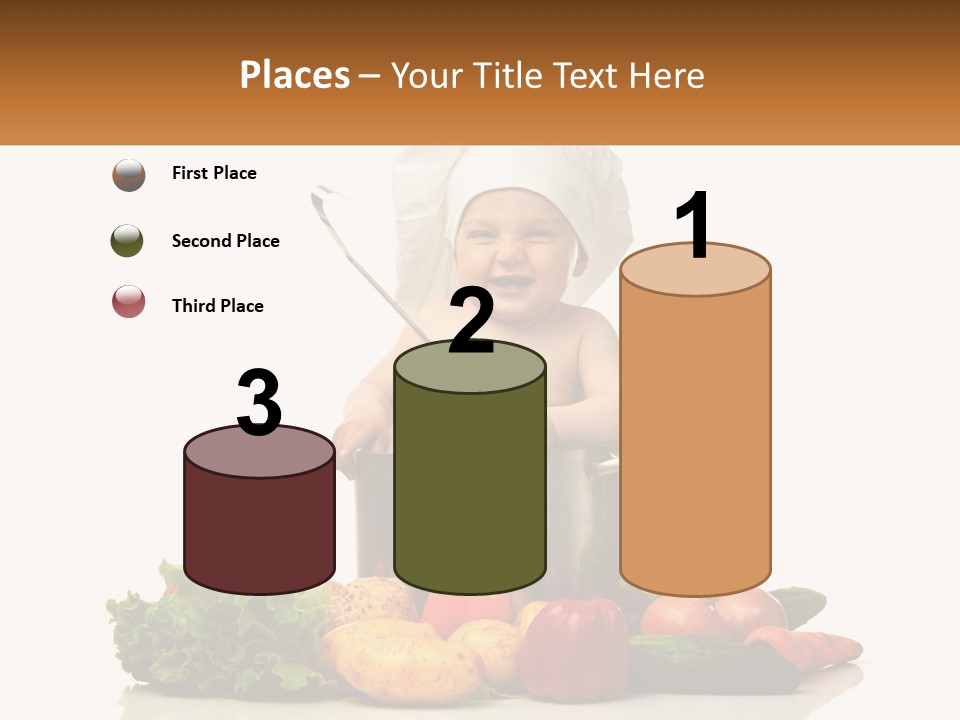 Baby In The Pot PowerPoint Template