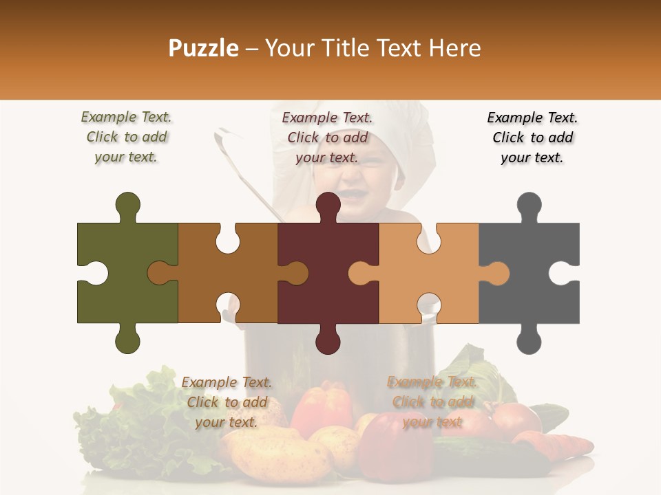 Baby In The Pot PowerPoint Template