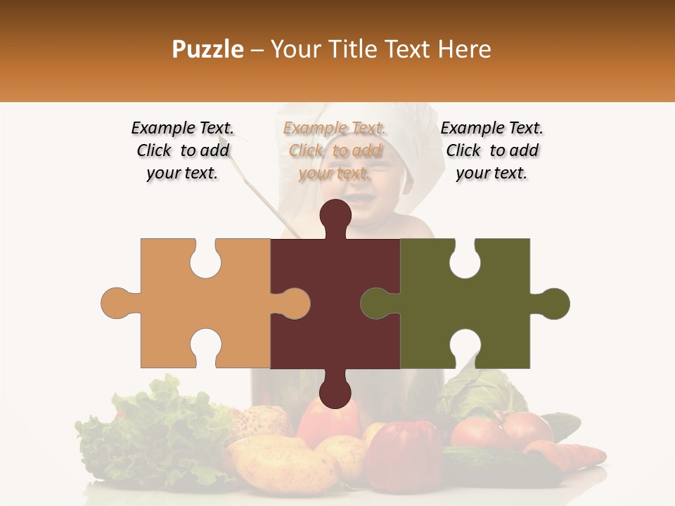 Baby In The Pot PowerPoint Template