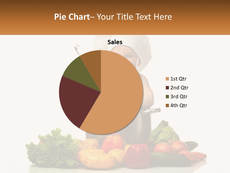 Baby In The Pot PowerPoint Template