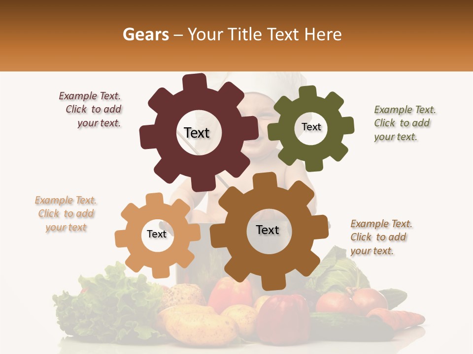 Baby In The Pot PowerPoint Template