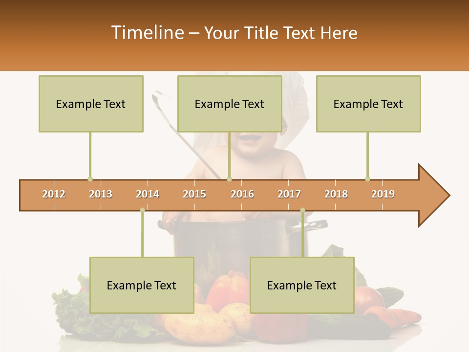 Baby In The Pot PowerPoint Template