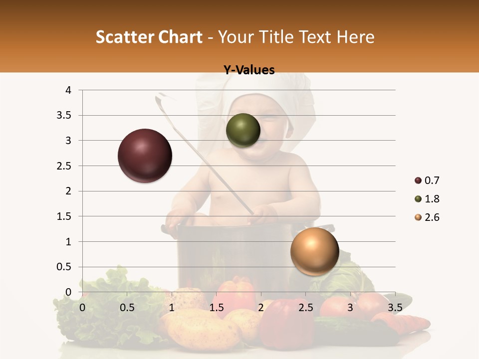 Baby In The Pot PowerPoint Template