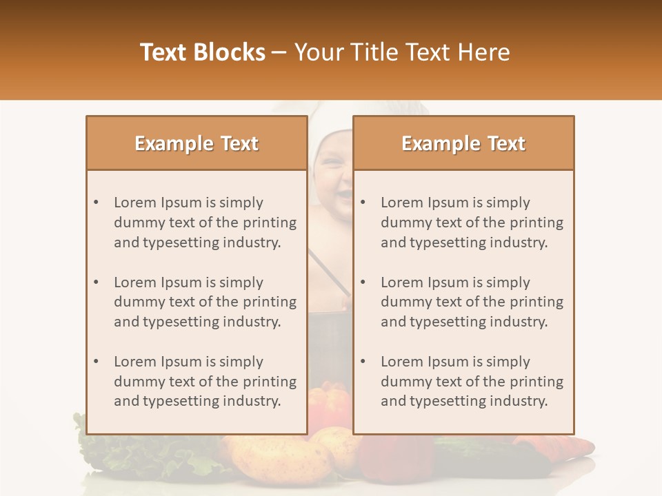 Baby In The Pot PowerPoint Template