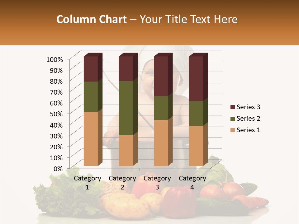 Baby In The Pot PowerPoint Template