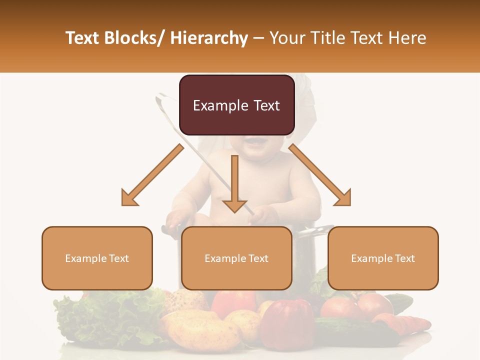 Baby In The Pot PowerPoint Template