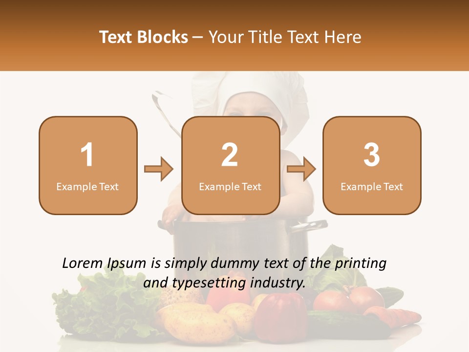 Baby In The Pot PowerPoint Template