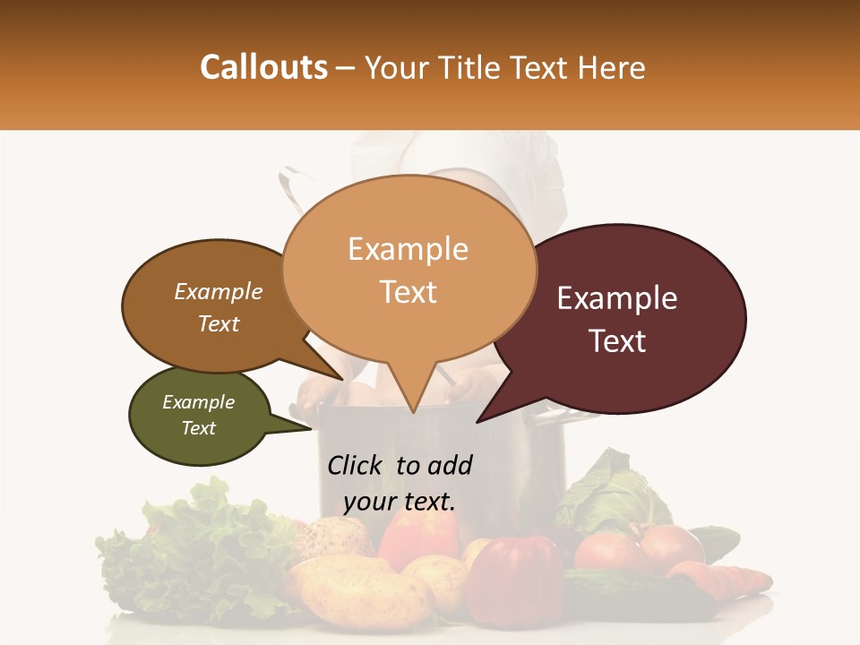 Baby In The Pot PowerPoint Template