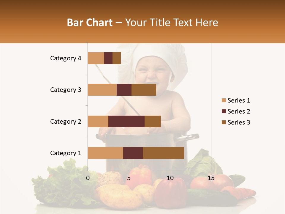 Baby In The Pot PowerPoint Template