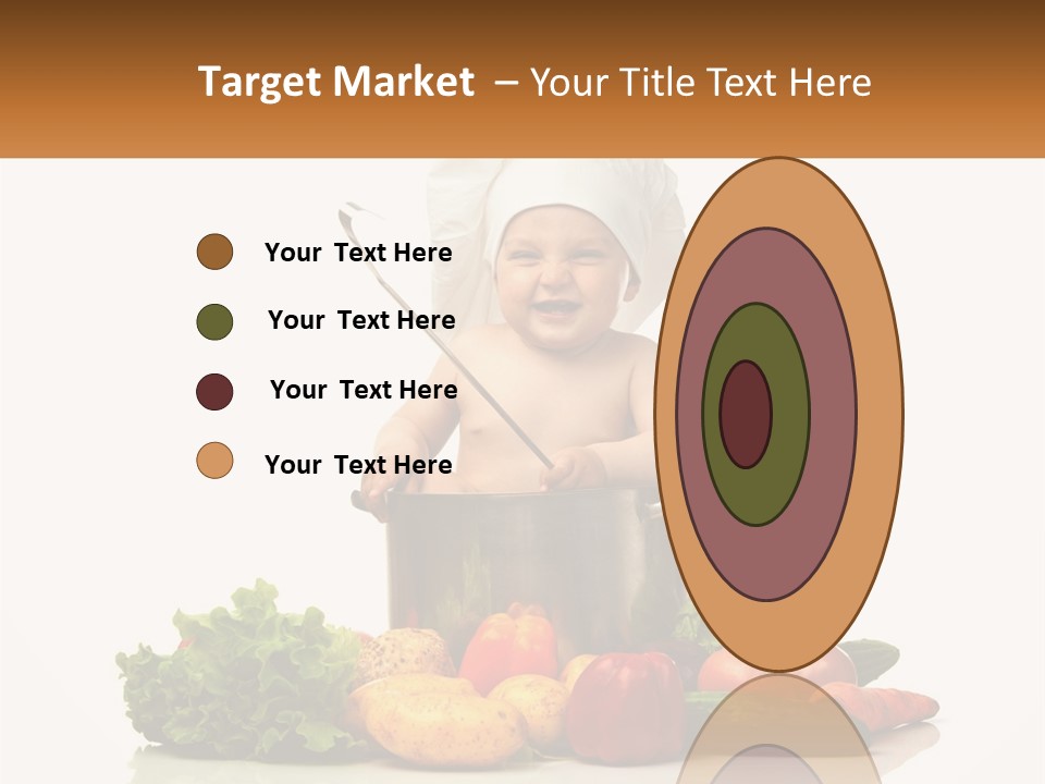 Baby In The Pot PowerPoint Template