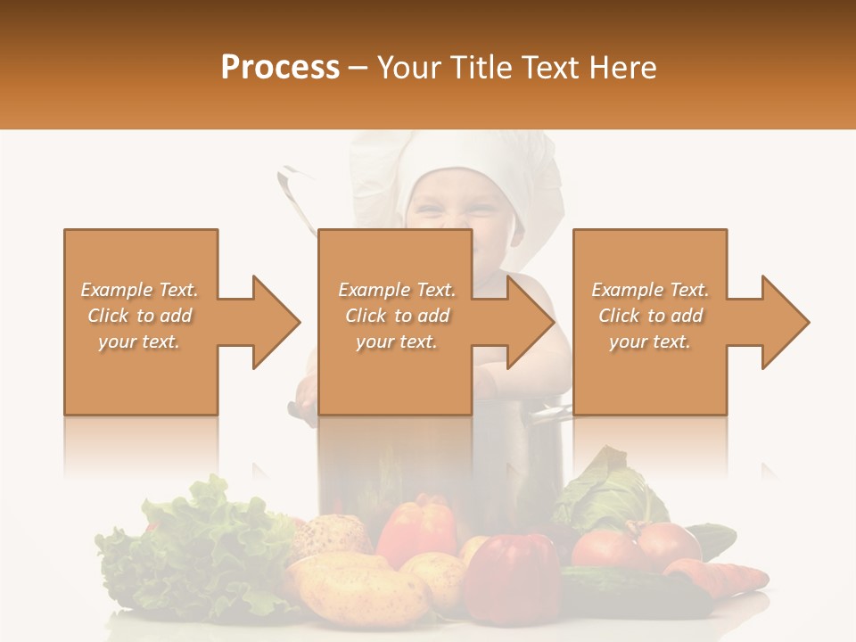 Baby In The Pot PowerPoint Template