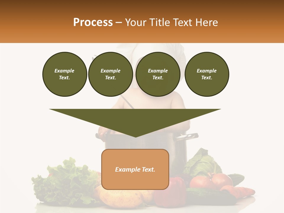 Baby In The Pot PowerPoint Template