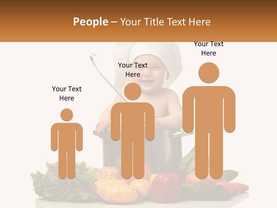 Baby In The Pot PowerPoint Template