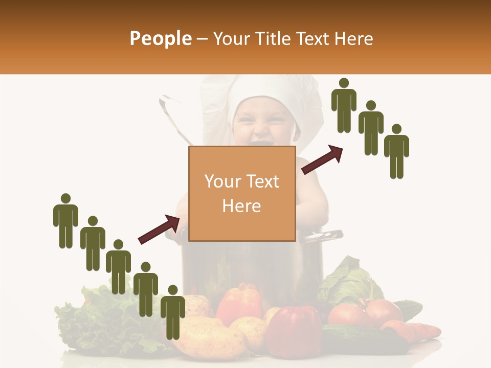 Baby In The Pot PowerPoint Template