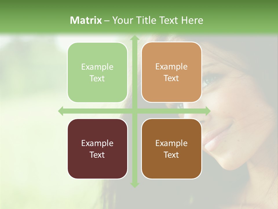 Smiling Girl PowerPoint Template