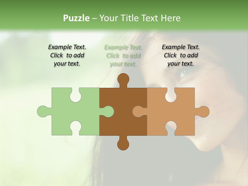 Smiling Girl PowerPoint Template