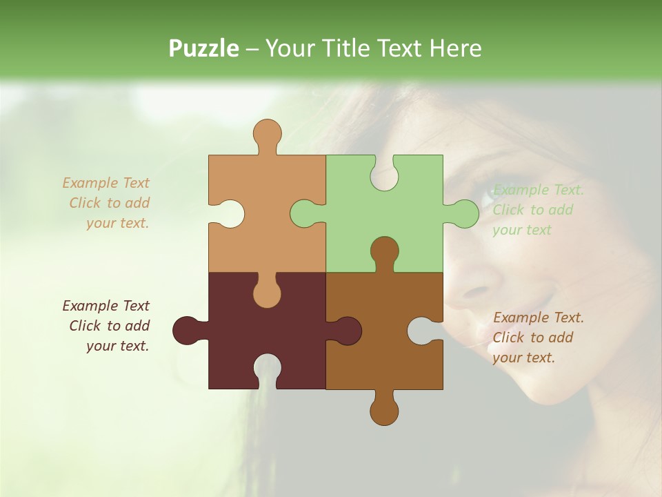 Smiling Girl PowerPoint Template