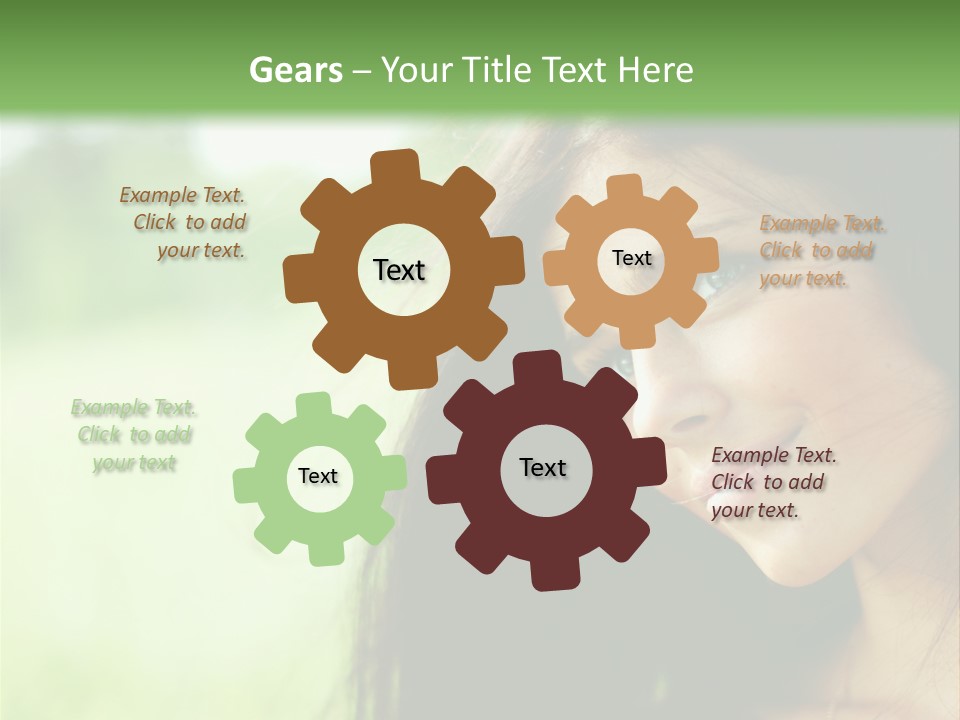 Smiling Girl PowerPoint Template