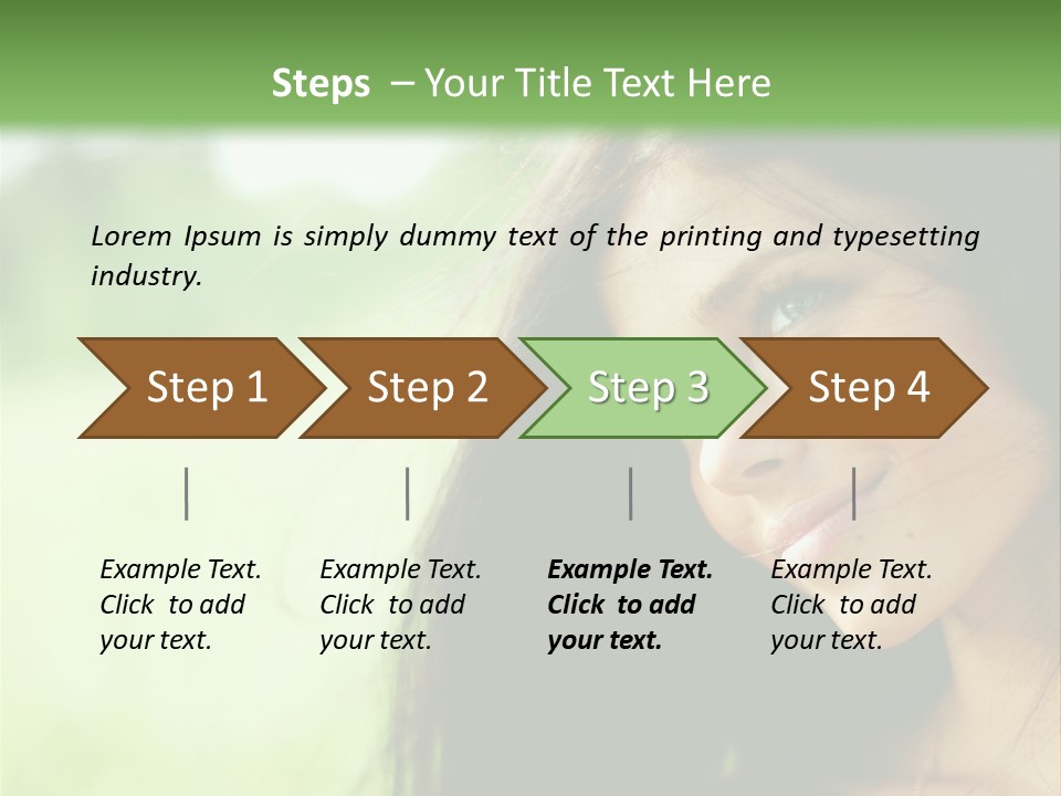 Smiling Girl PowerPoint Template