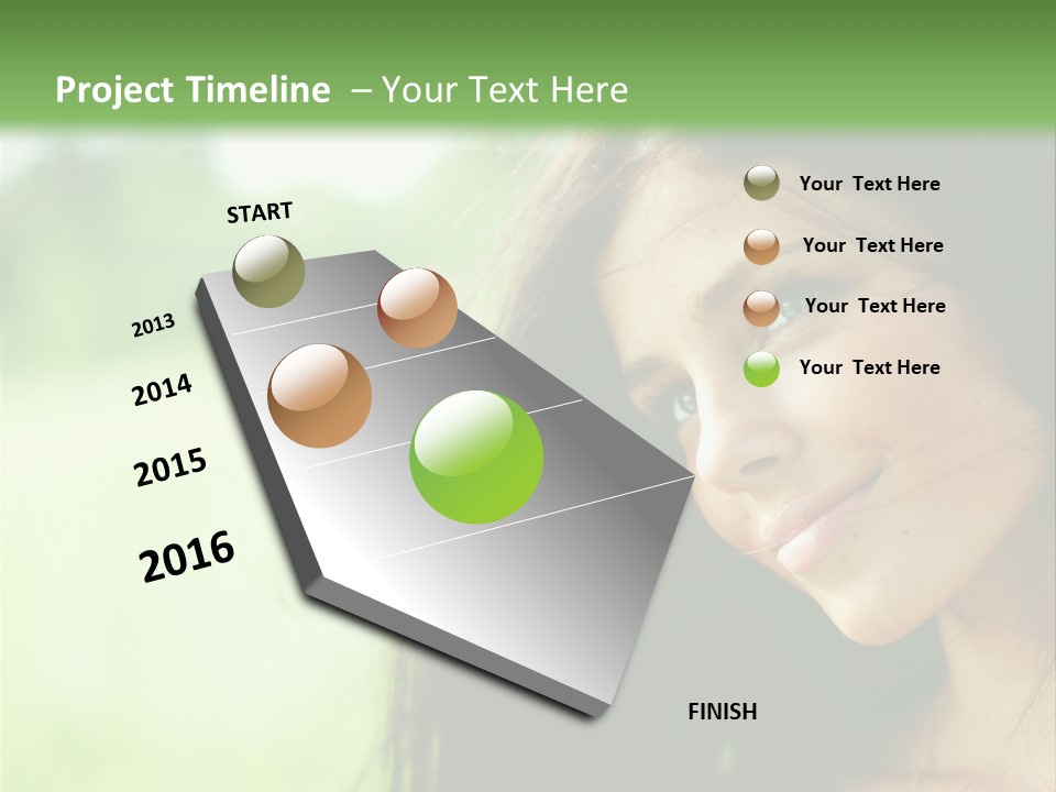 Smiling Girl PowerPoint Template