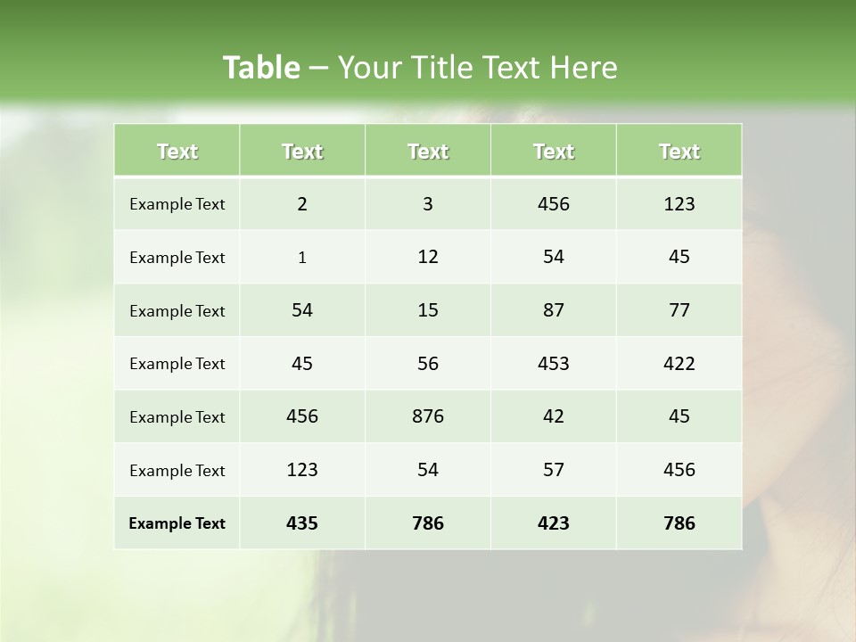 Smiling Girl PowerPoint Template