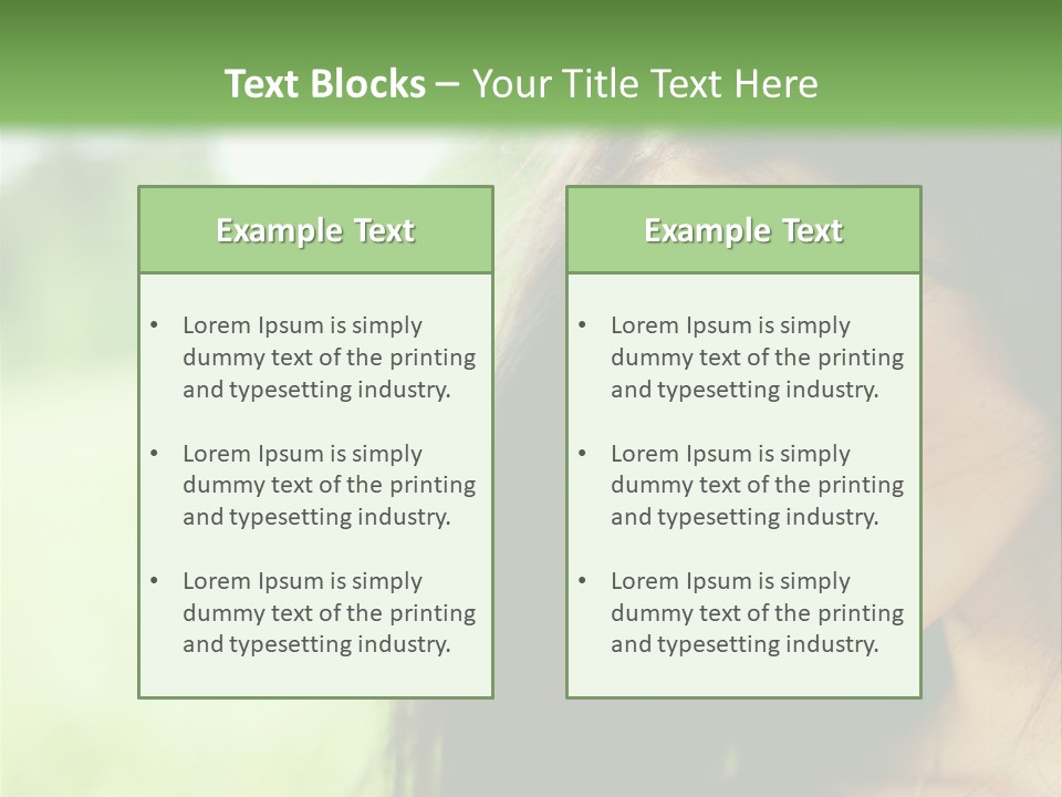 Smiling Girl PowerPoint Template
