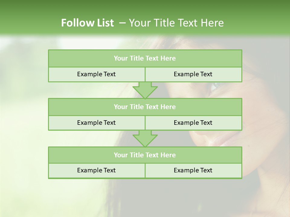 Smiling Girl PowerPoint Template