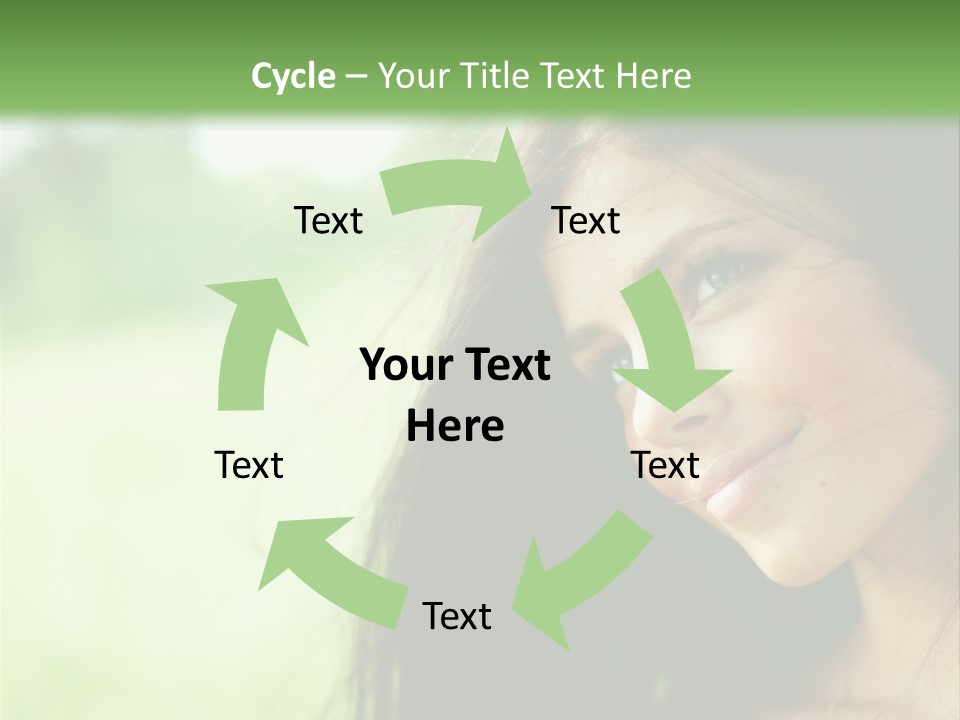 Smiling Girl PowerPoint Template