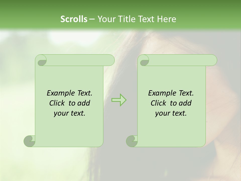 Smiling Girl PowerPoint Template