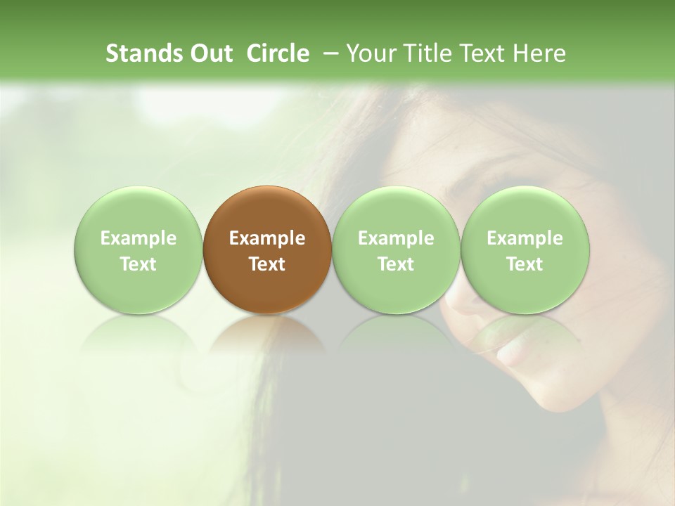 Smiling Girl PowerPoint Template