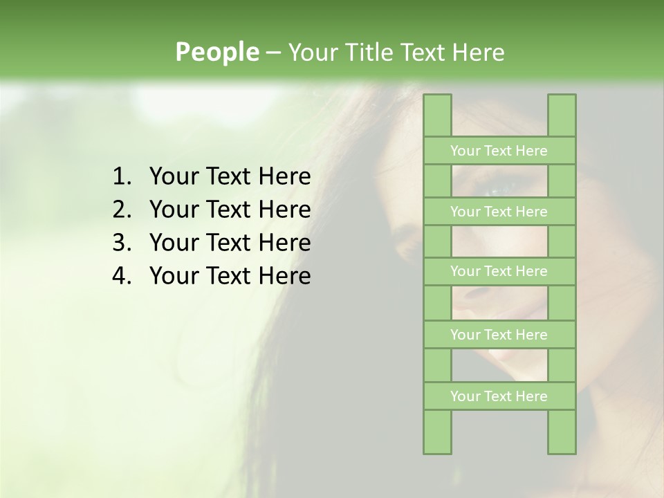 Smiling Girl PowerPoint Template