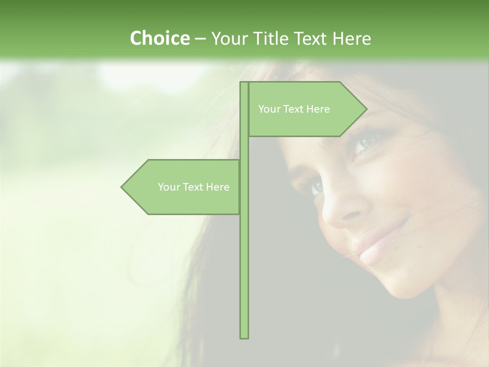 Smiling Girl PowerPoint Template