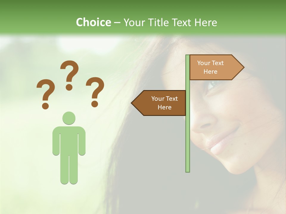 Smiling Girl PowerPoint Template