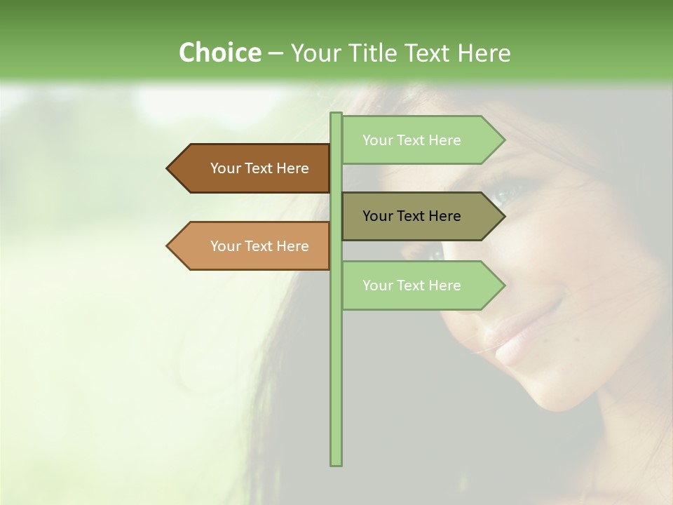 Smiling Girl PowerPoint Template