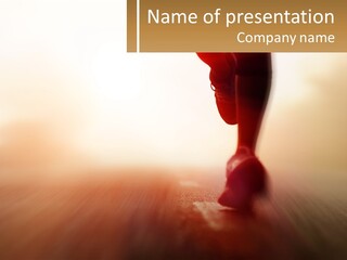 Running Into The Dawn. Series 3 PowerPoint Template